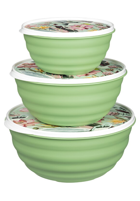 Комплект мисок, 3 шт. + контейнеры в подарок шир.  580, рис. 3