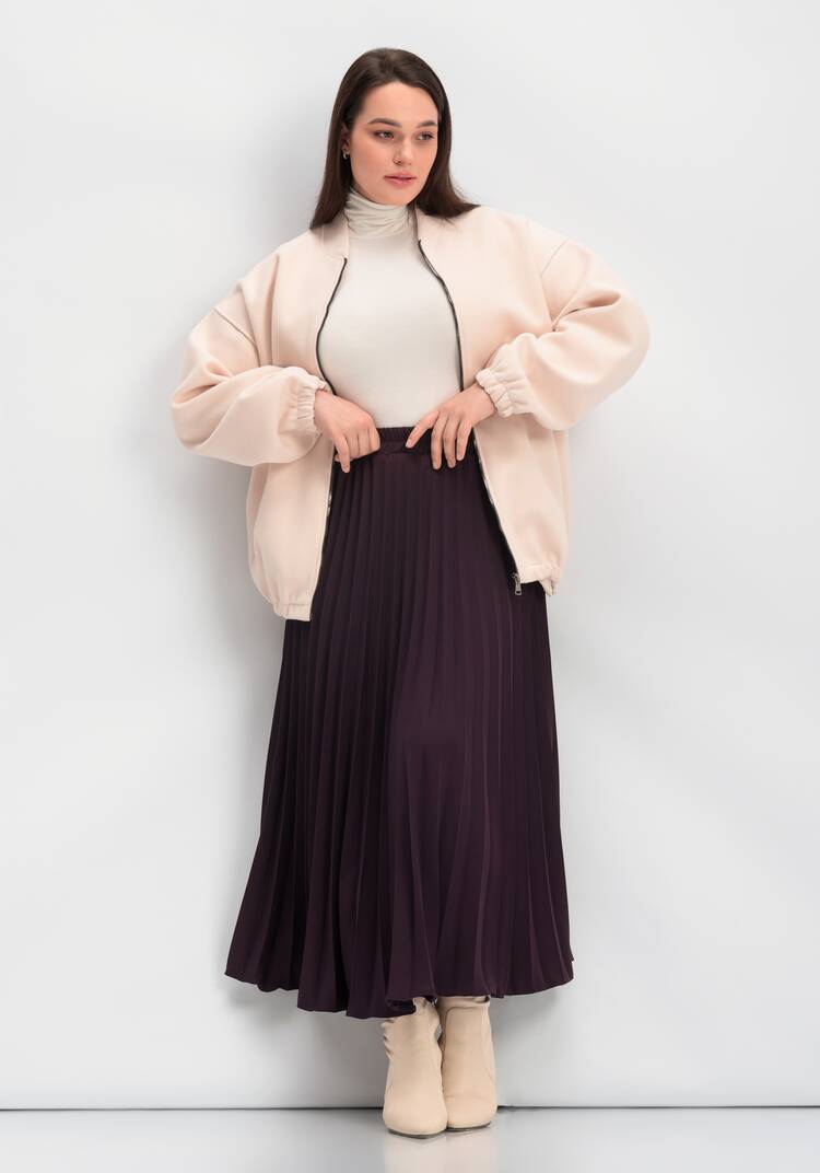 Юбка-миди гофре шир.  750, рис. 20