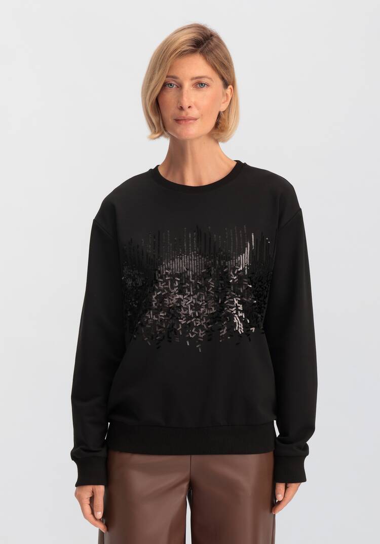 Свитшот с абстрактным рисунком из пайеток шир.  750, рис. 20