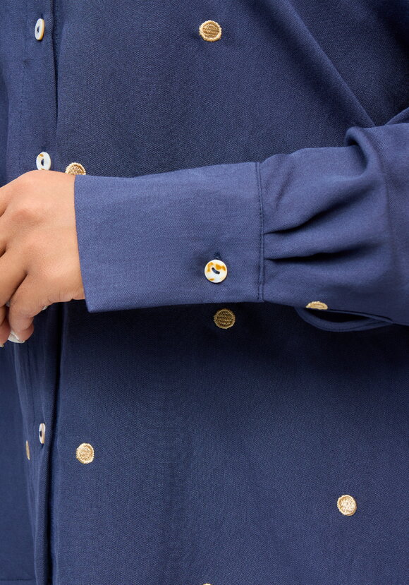 Рубашка с вышивкой Горошек шир.  580, рис. 5