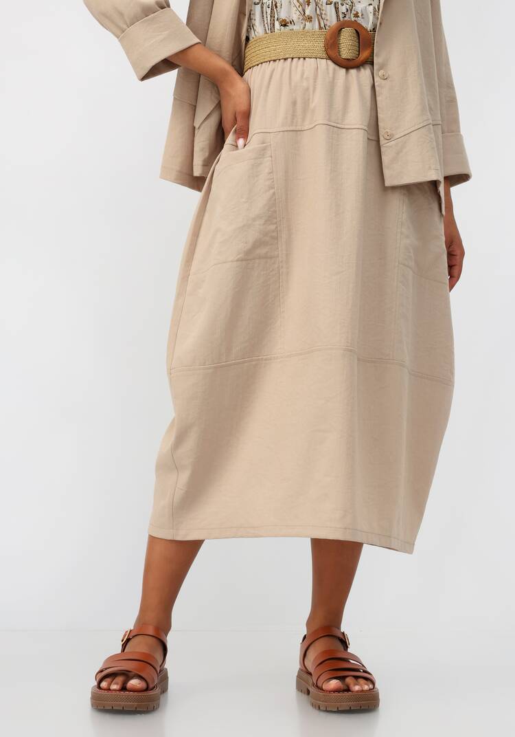 Юбка с кокеткой по полочке шир.  750, рис. 16