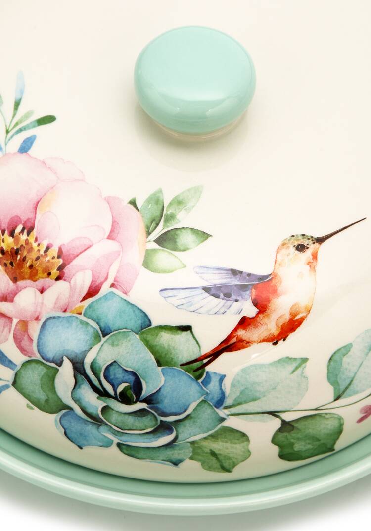 Блюдо с крышкой из доломитовой керамики шир.  750, рис. 3