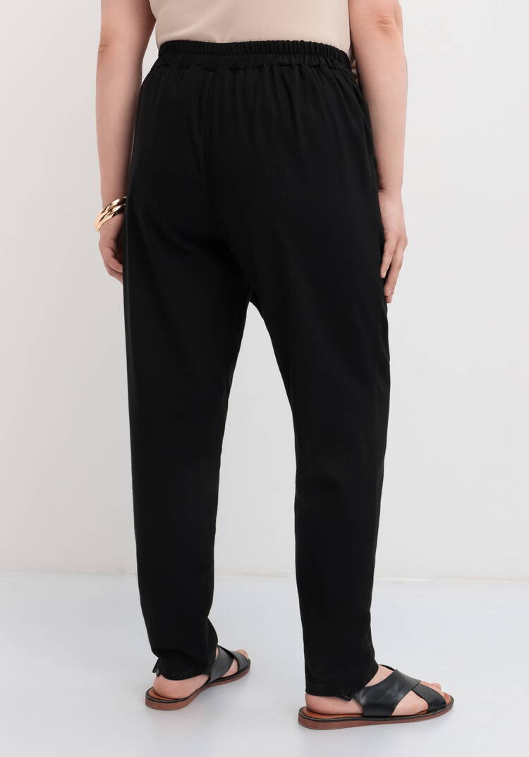 Брюки-бананы с завязками шир.  750, рис. 13