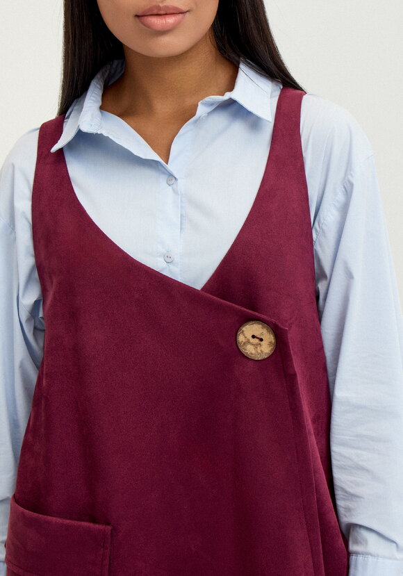 Сарафан с имитацией застёжки шир.  580, рис. 21