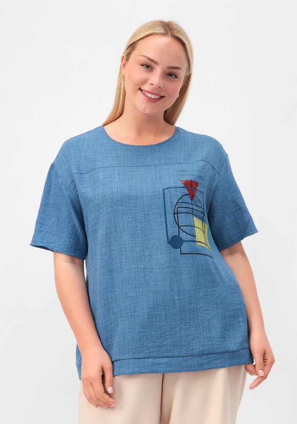 Блуза Николетт шир.  580, рис. 1