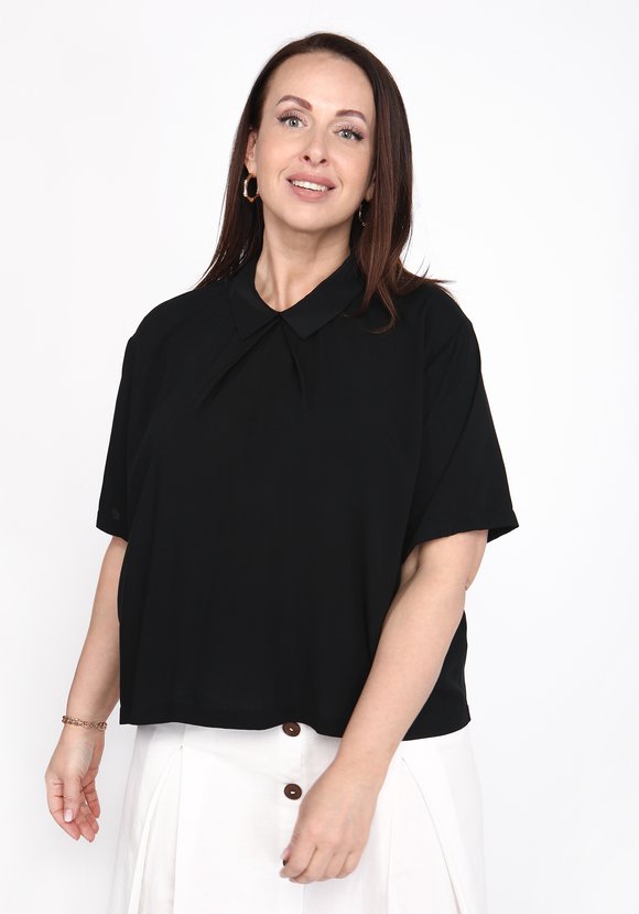 Блуза с воротничком шир.  580, рис. 16