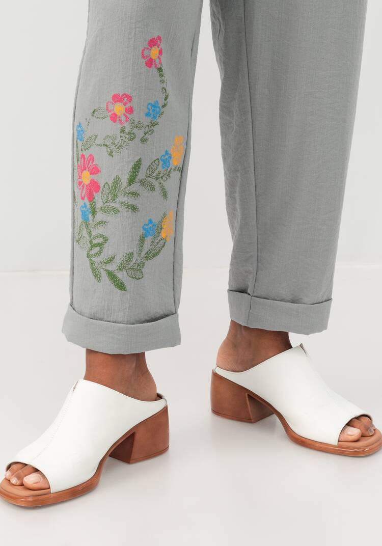 Брюки-бананы с принтом шир.  750, рис. 6