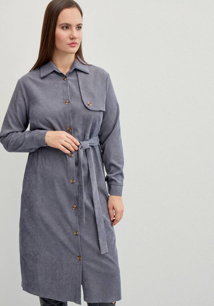 Платье-рубашка шир.  750, рис. 8