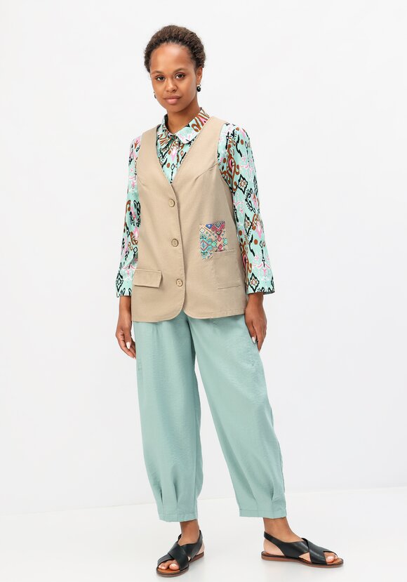 Жилет оригинального дизайна шир.  580, рис. 16