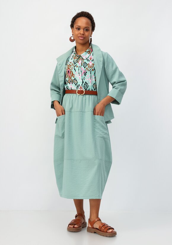 Юбка с кокеткой по полочке шир.  580, рис. 10