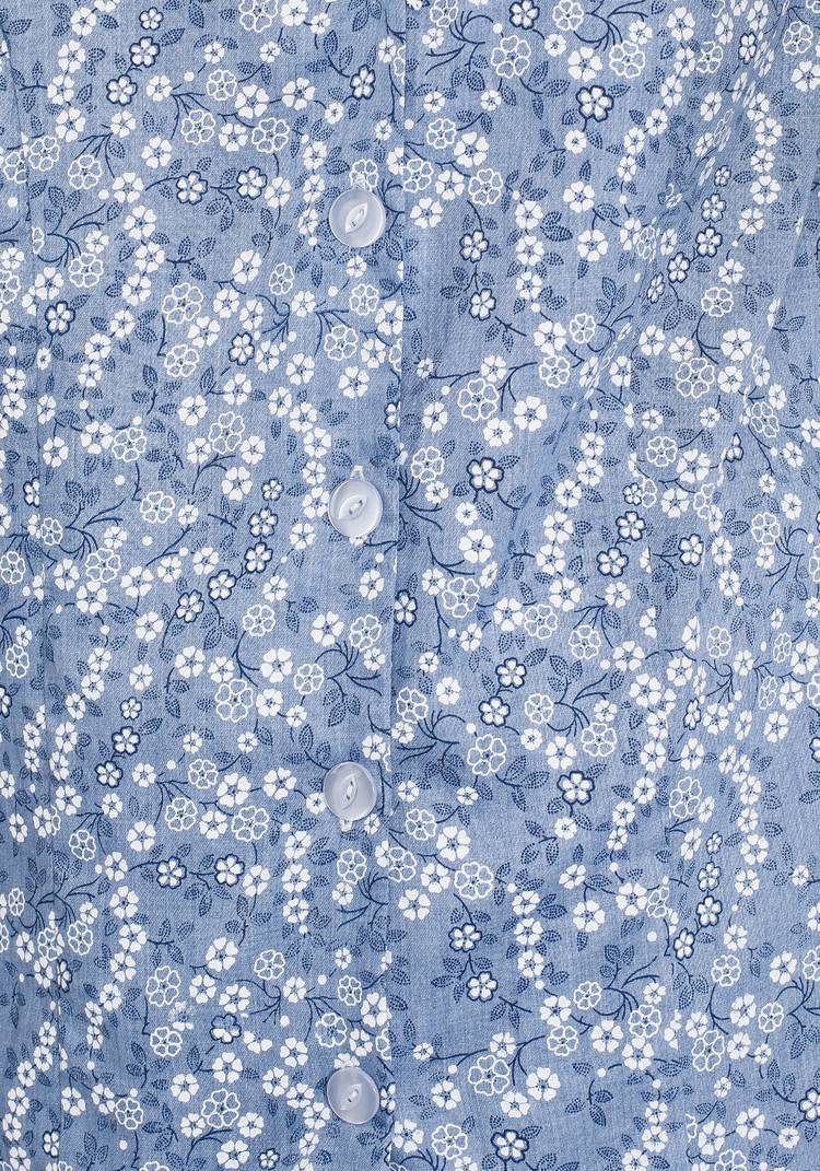 Блузка рукав 3/4 с отделкой кружевом шир.  750, рис. 8