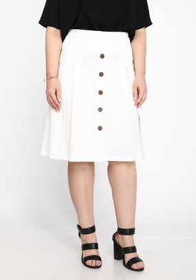 Юбка с встречными складками Поли