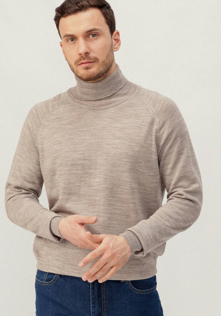 Джемпер вязаный с высокой горловиной шир.  750, рис. 16