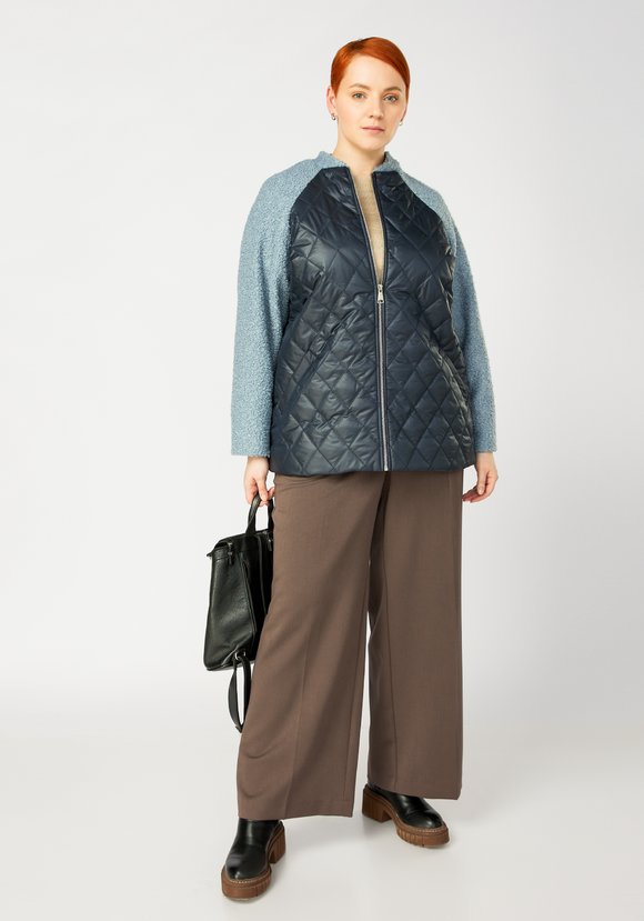 Куртка комбинированная на молнии шир.  580, рис. 7