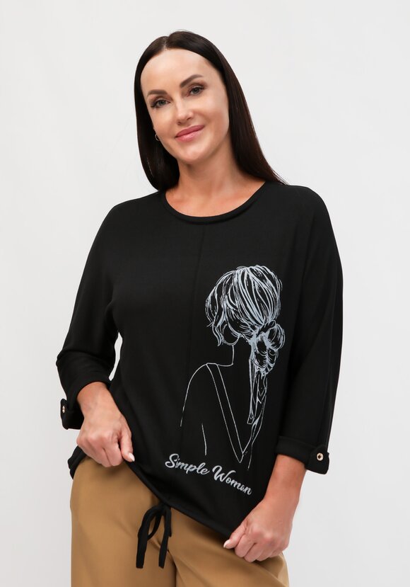 Блуза Марфа шир.  580, рис. 13