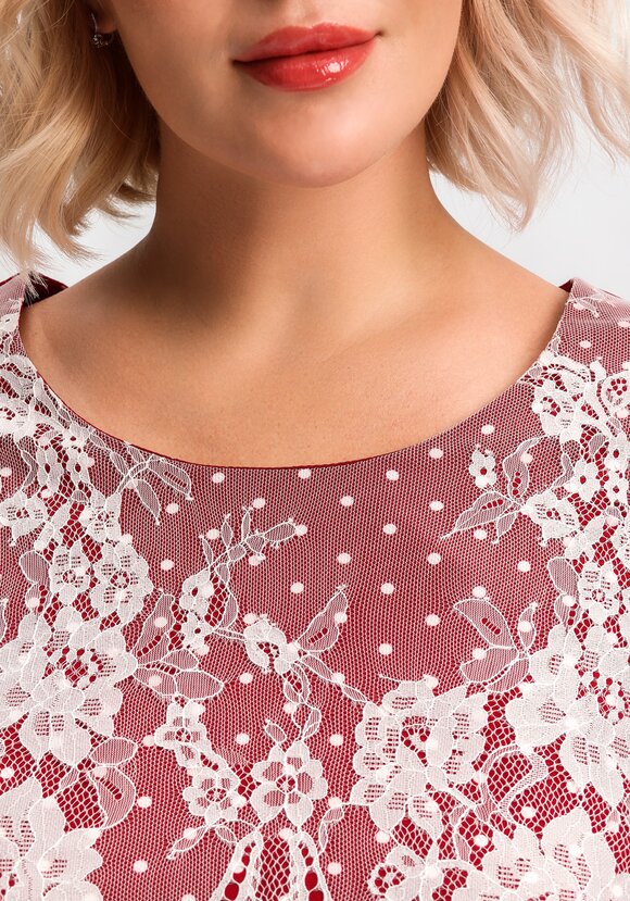 Блуза с кружевом по плечам шир.  580, рис. 14