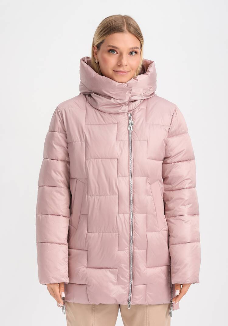 Куртка из мерцающей ткани с капюшоном шир.  750, рис. 20