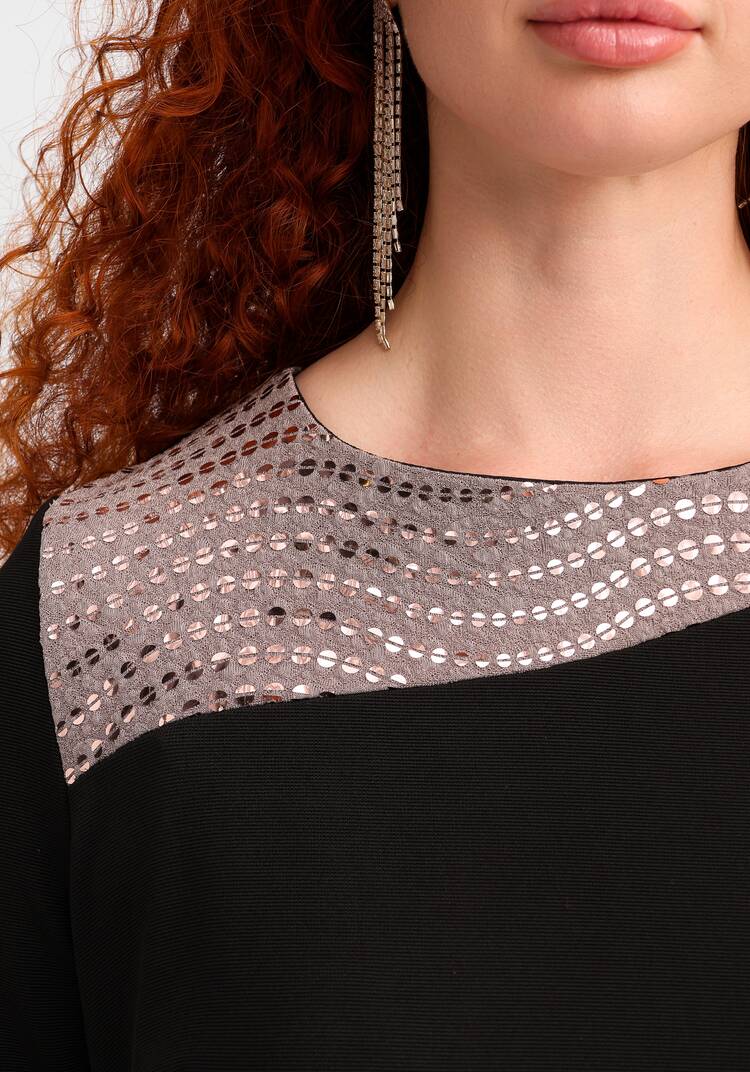 Платье с пайетками София шир.  750, рис. 5