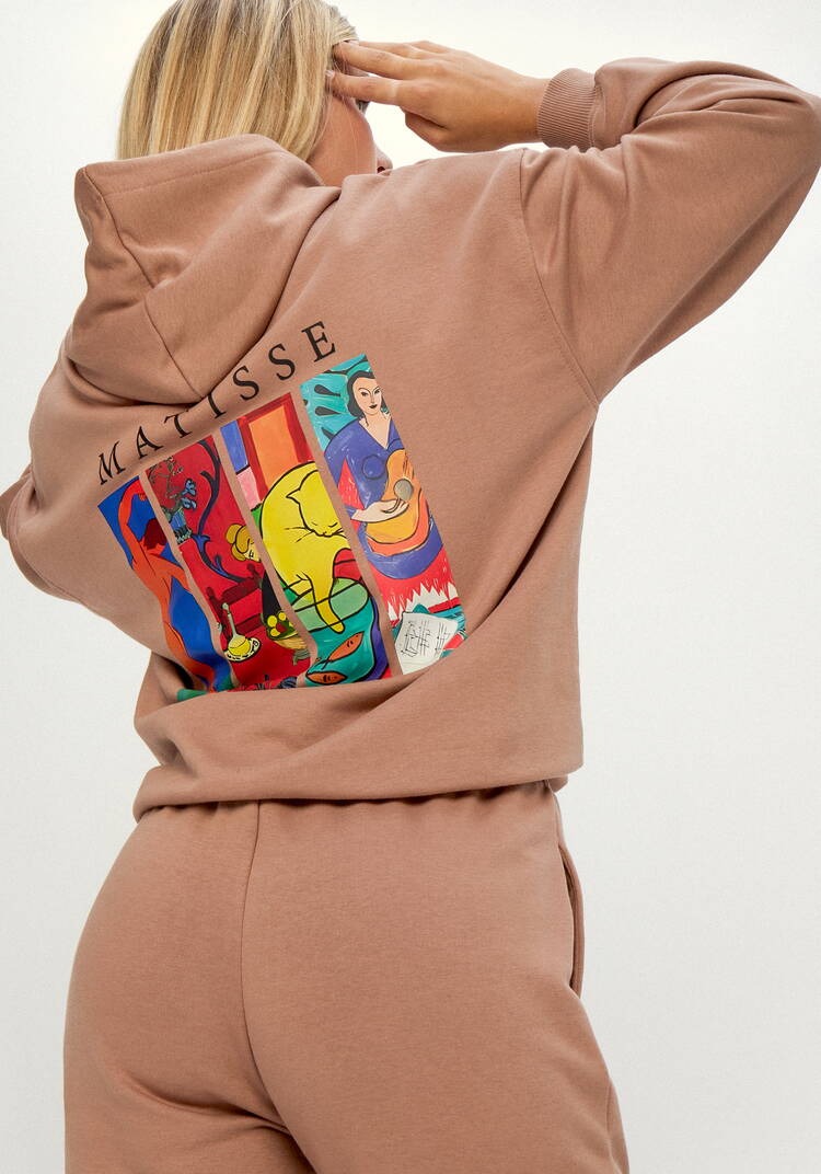 Худи свободного кроя с принтом на спине шир.  750, рис. 23