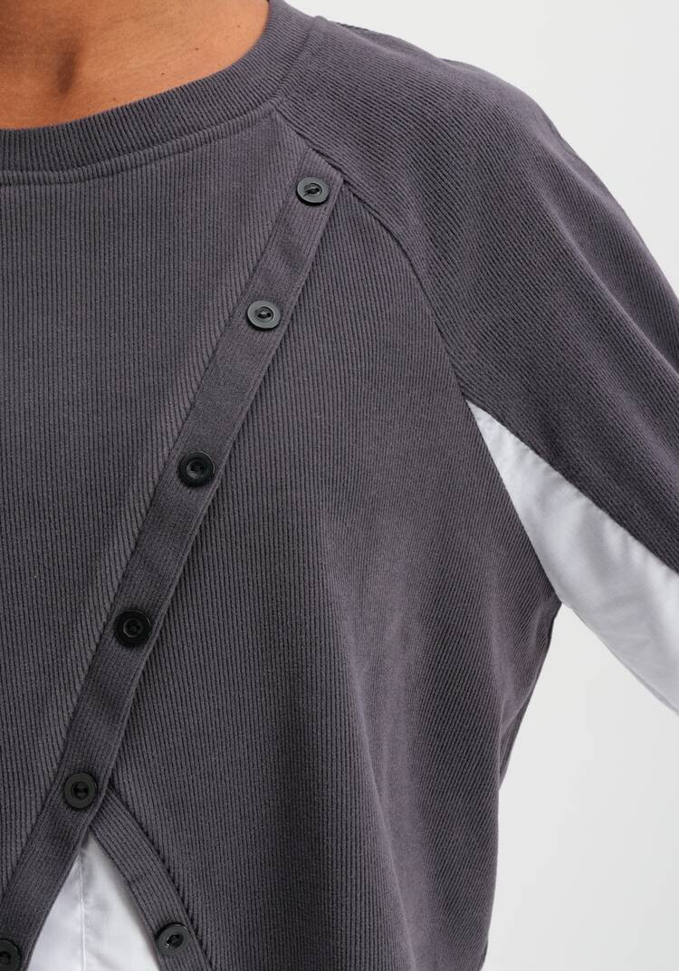 Свитшот с имитацией двойки шир.  750, рис. 5