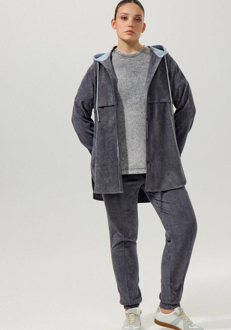 Брюки из вельвета со стрелкой шир.  750, рис. 11