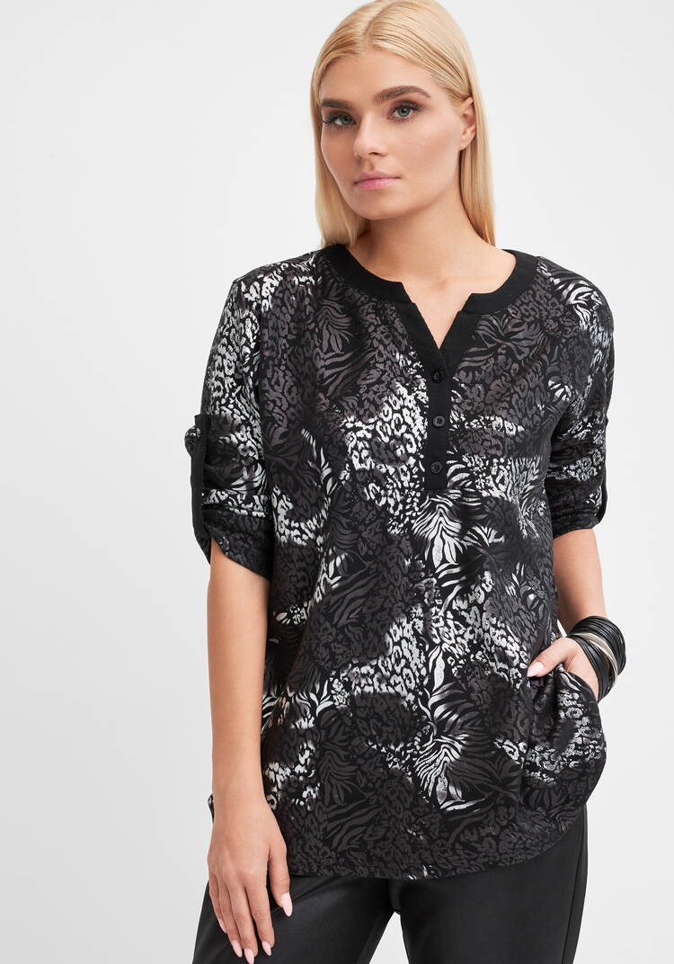 Блуза Хорошее настроение шир.  750, рис. 7