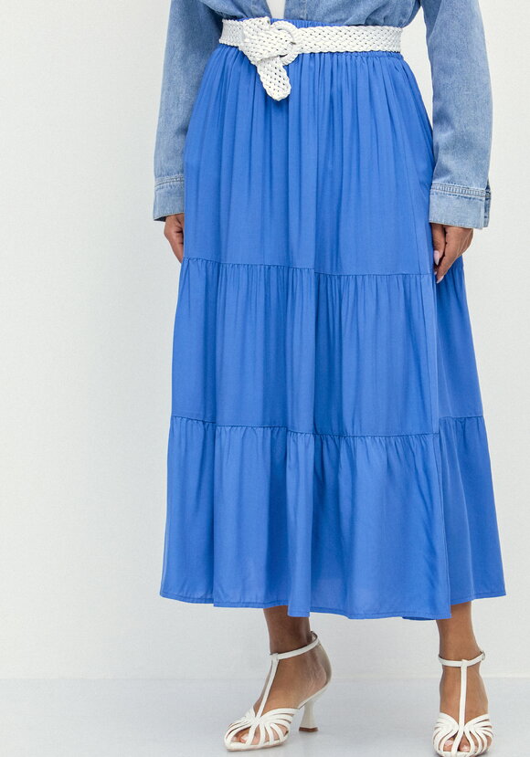 Юбка ярусная из штапеля шир.  580, рис. 17