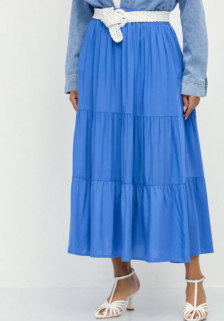 Юбка ярусная из штапеля шир.  750, рис. 17