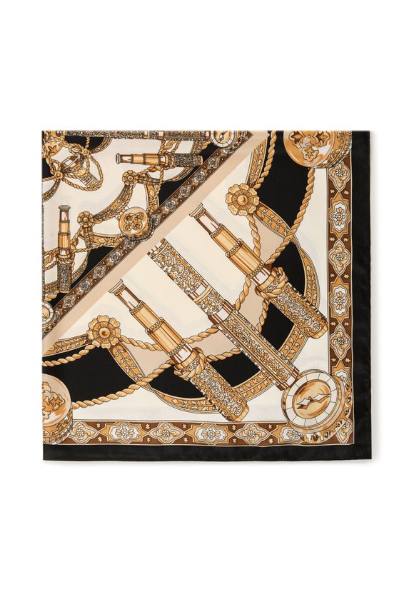 Платок шелковый Лиона шир.  580, рис. 9