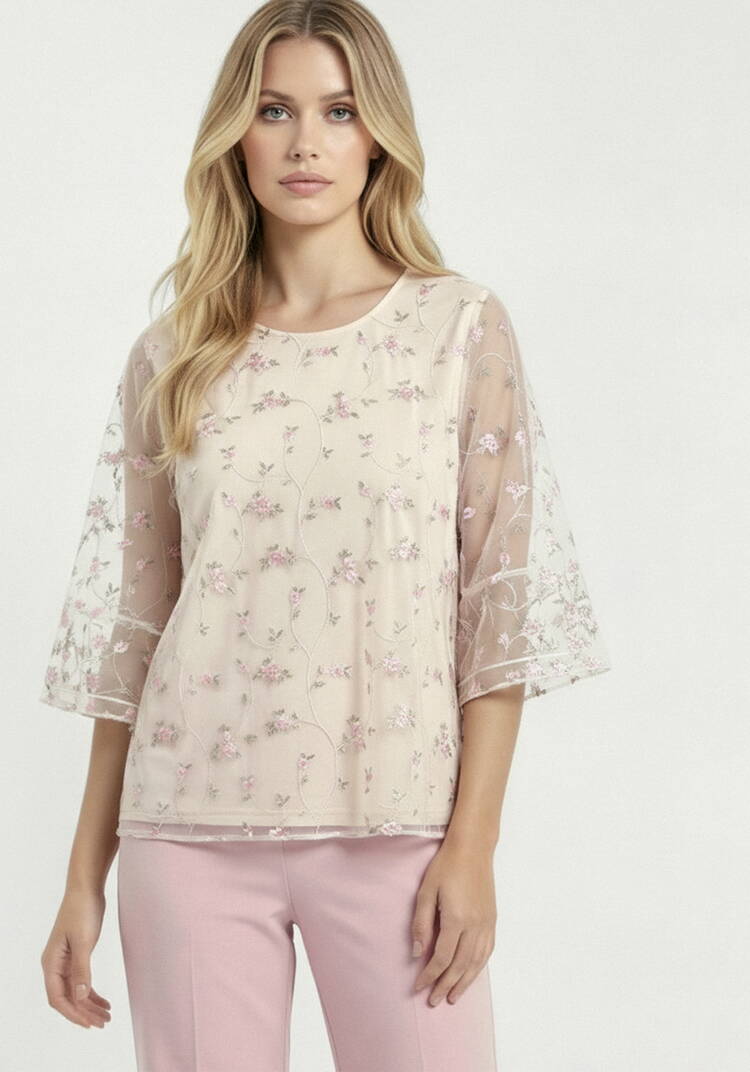 Блуза из ткани с вышивкой шир.  750, рис. 13