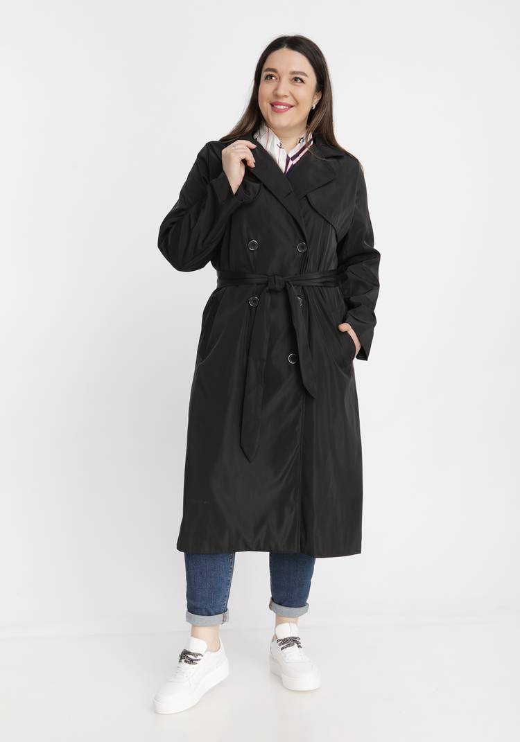 Тренч однотонный шир.  750, рис. 6