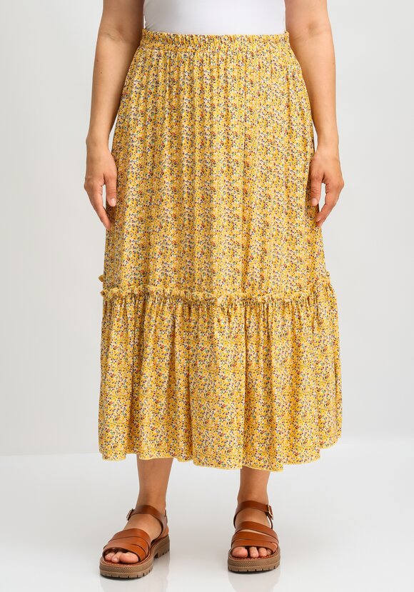 Юбка на резинке и с воланом по низу шир.  580, рис. 13