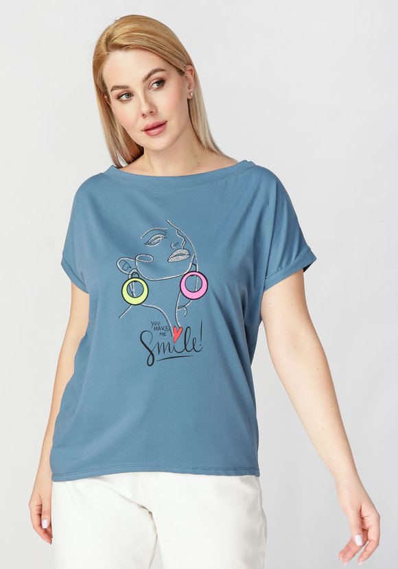 Футболка женская Виолетта шир.  580, рис. 14