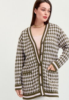 Кардиган Гусиная лапка