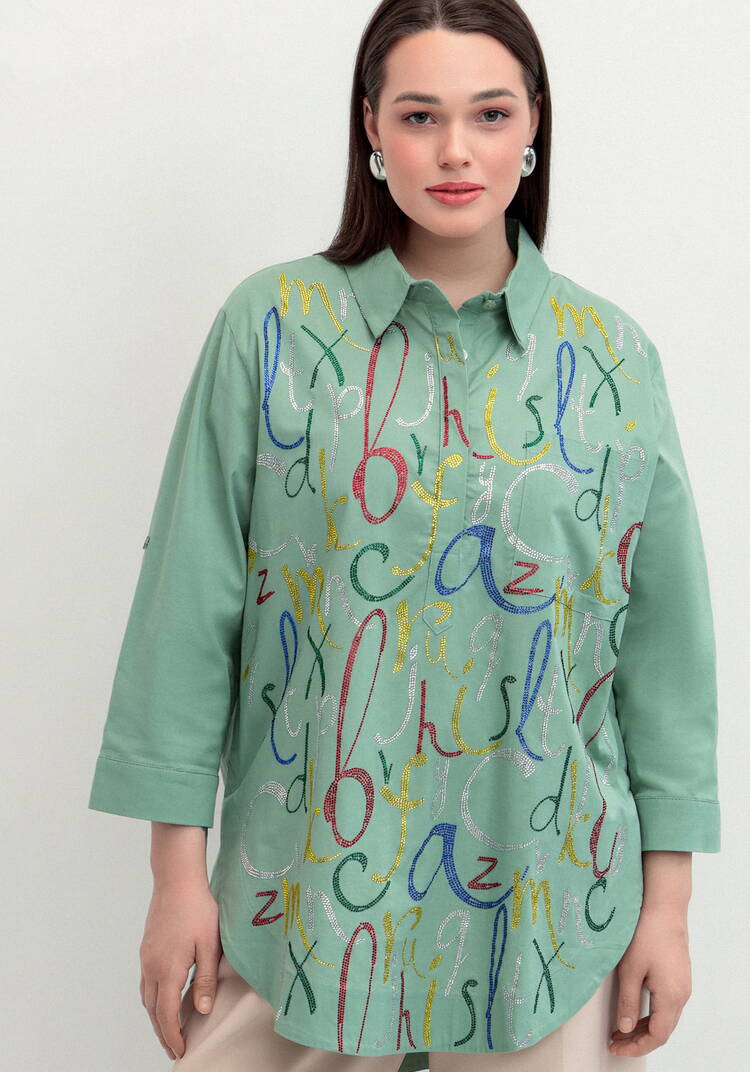 Рубашка Георгина шир.  750, рис. 11