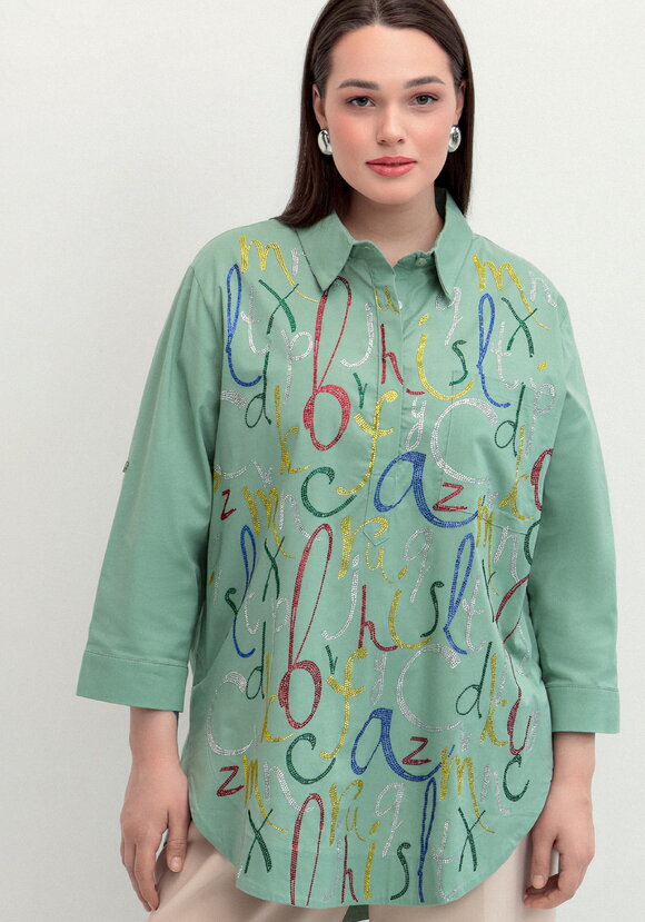 Рубашка Георгина шир.  580, рис. 11