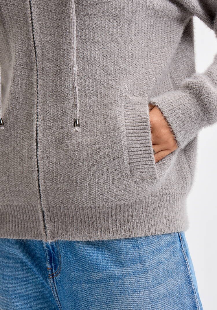 Кардиган на молнии с капюшоном Амели шир.  750, рис. 18