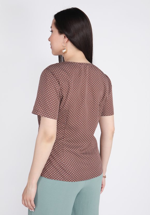 Блуза Яркое впечатление шир.  580, рис. 15