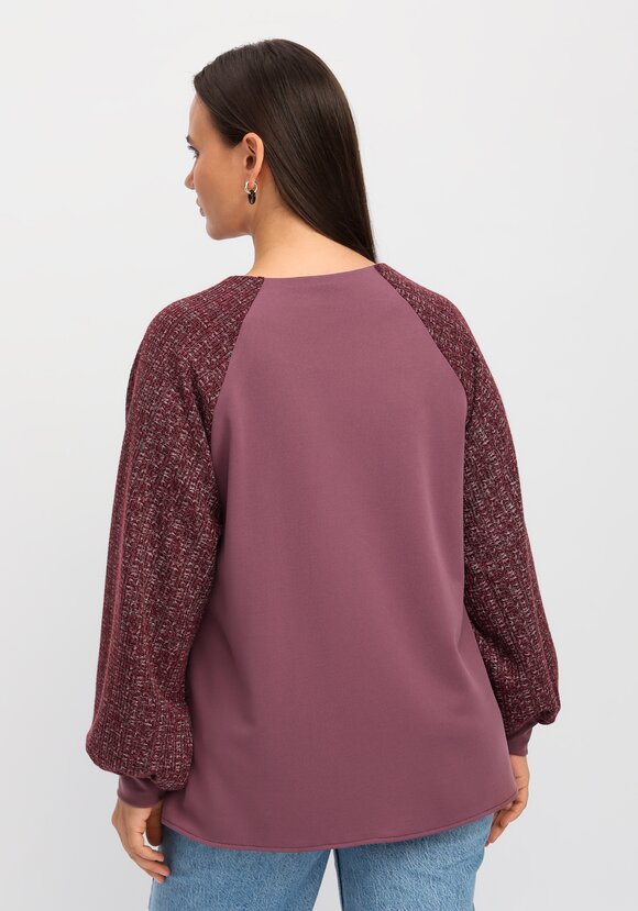 Блуза комбинированная свободного кроя шир.  580, рис. 11