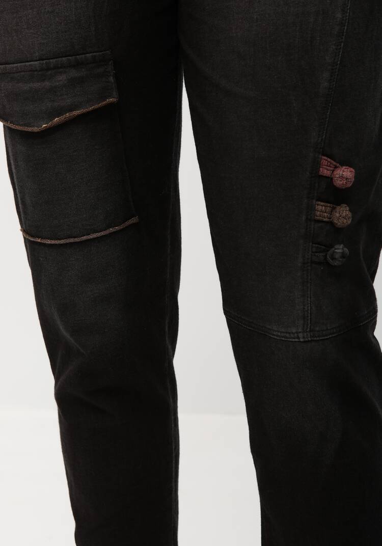 Брюки с оригинальным декором шир.  750, рис. 6