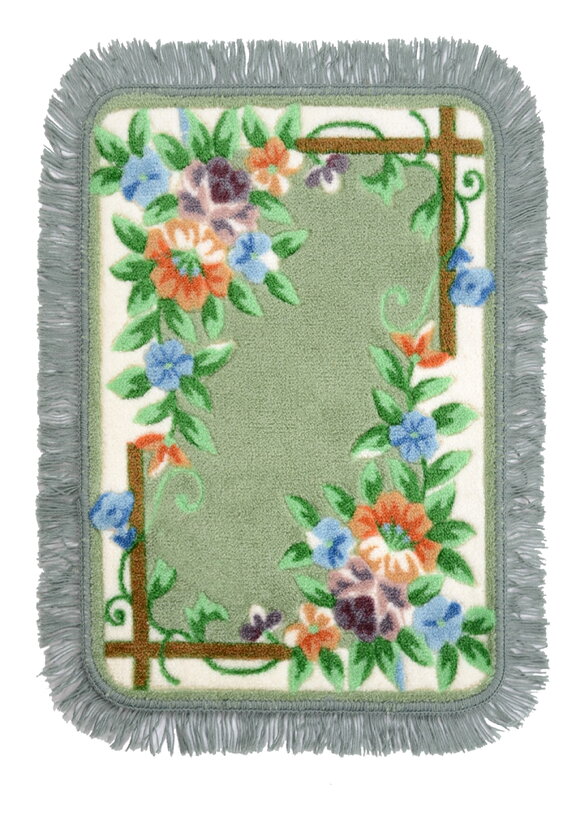 Коврик с бахромой шир.  580, рис. 24