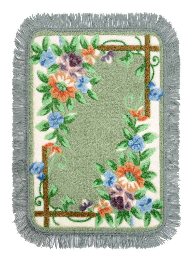 Коврик с бахромой шир.  750, рис. 24