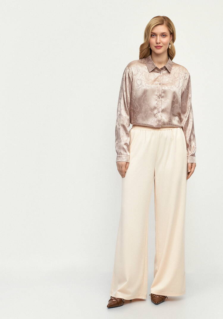 Брюки широкие трикотажные шир.  750, рис. 9