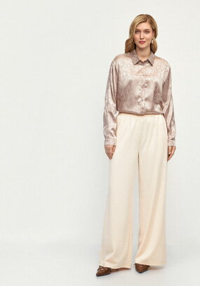 Брюки широкие трикотажные