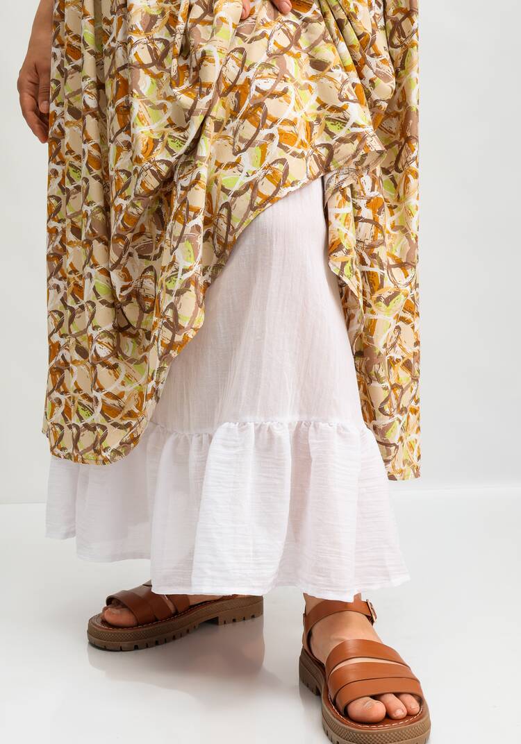 Платье с нижней юбкой в комплекте шир.  750, рис. 15