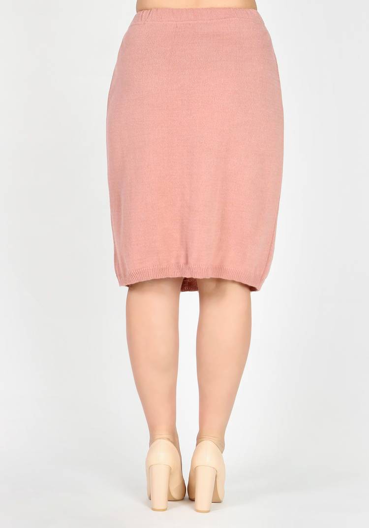 Юбка трикотажная прямого кроя на резинке шир.  750, рис. 3