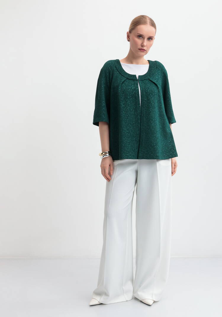 Жакет из жаккарда Лаура шир.  750, рис. 7