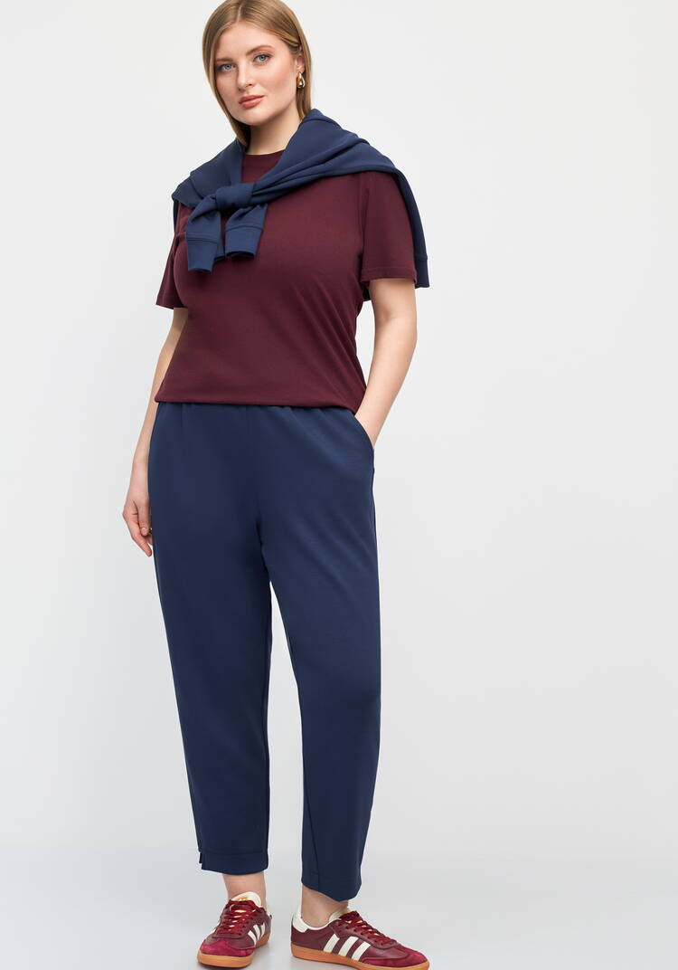 Брюки на широкой закрепленной резинке шир.  750, рис. 4