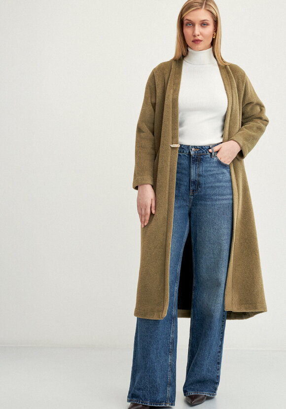 Кардиган удлиненный с пушистым ворсом шир.  580, рис. 8