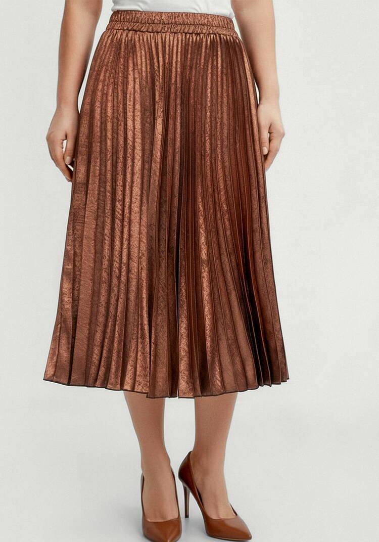 Юбка гофре с блестящим напылением шир.  750, рис. 4